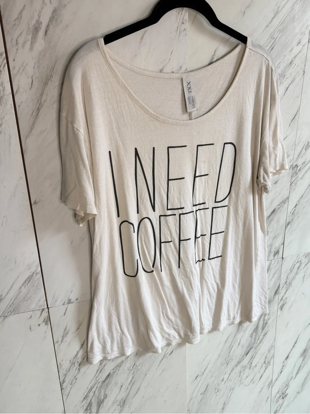 Bundle of 2 Cozy Lounge Graphic Tops - ASOS & Forever 21 Grey White Size Medium
